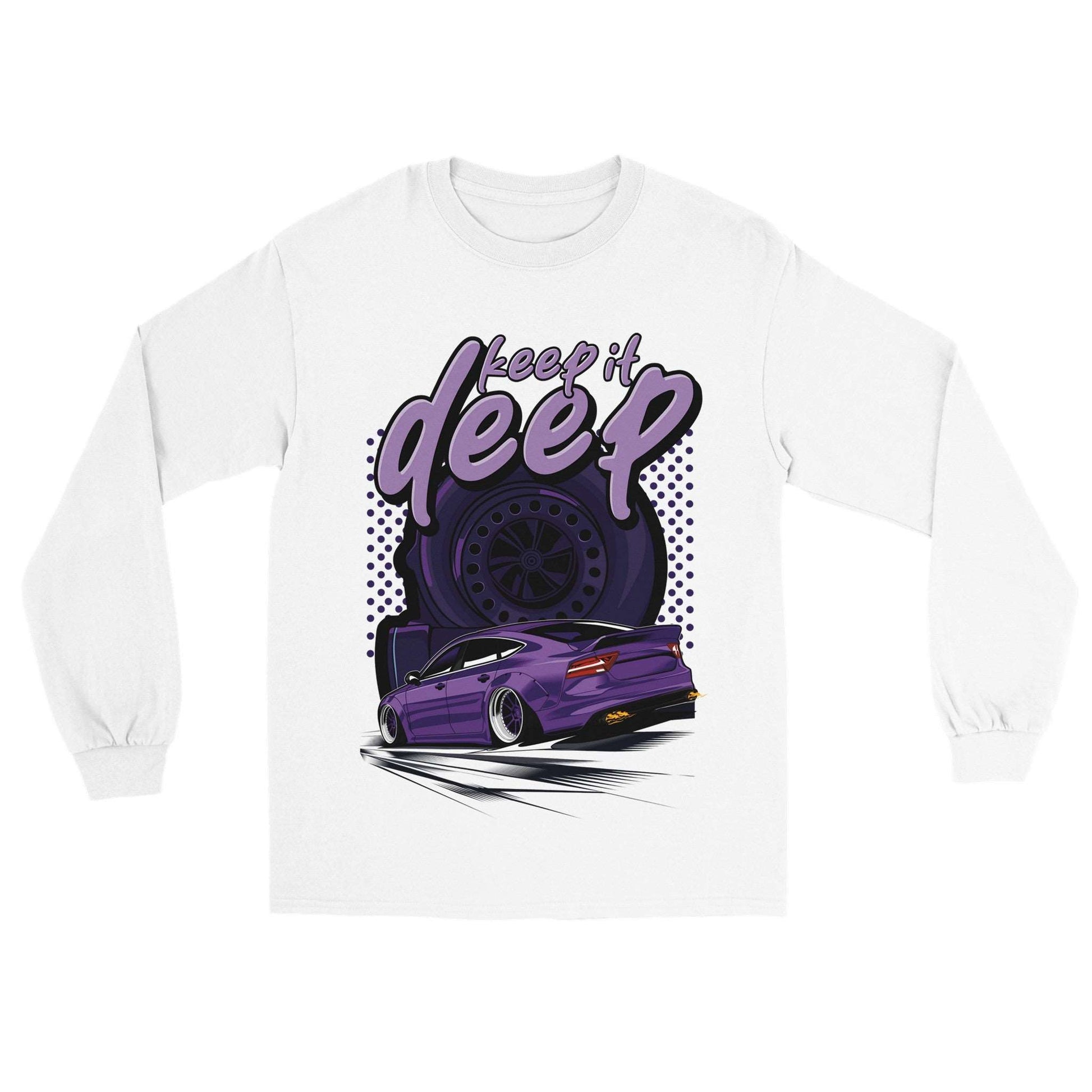 Downforce Purple - Klassik Langarm-Shirt