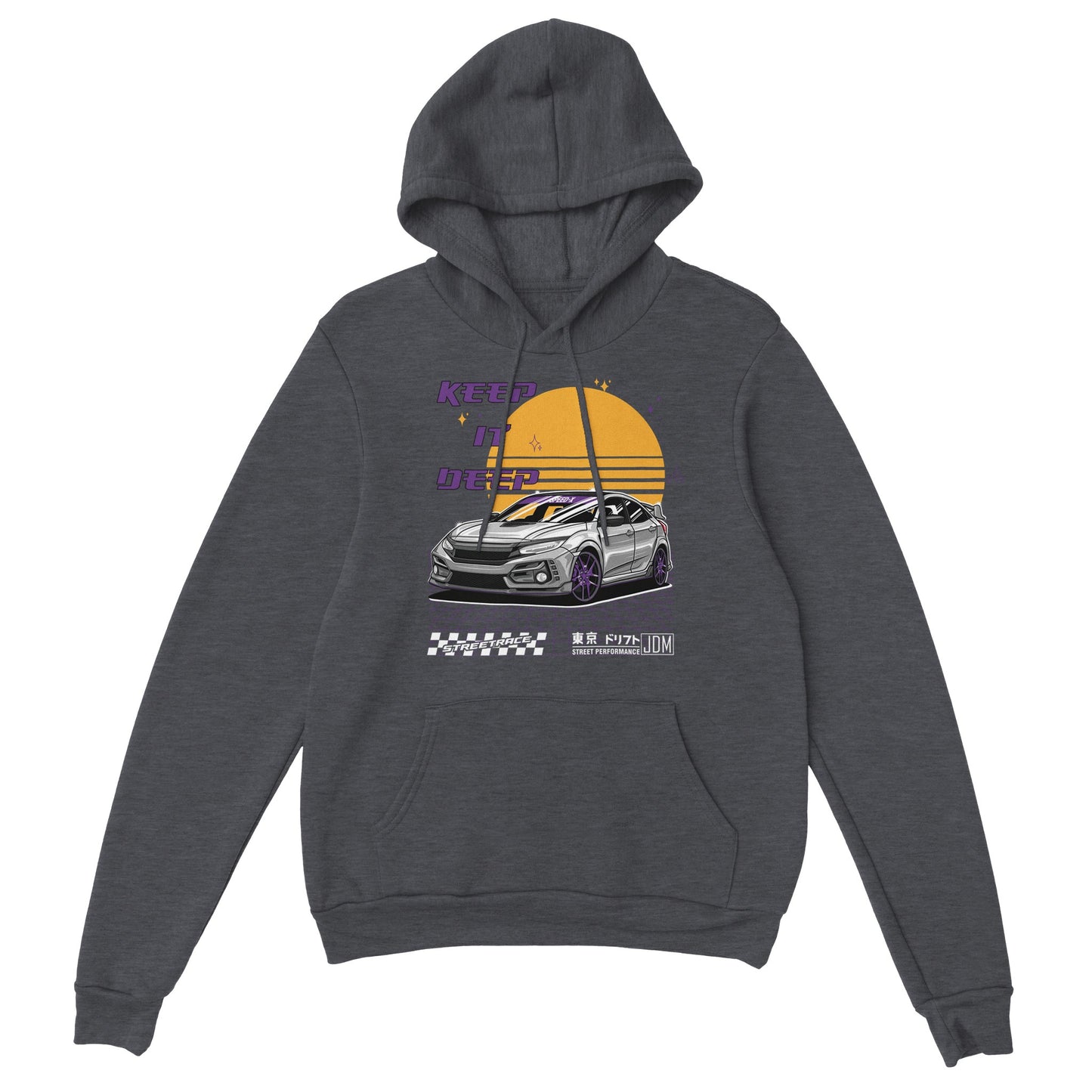 Sunset Racer - Premium Hoodie