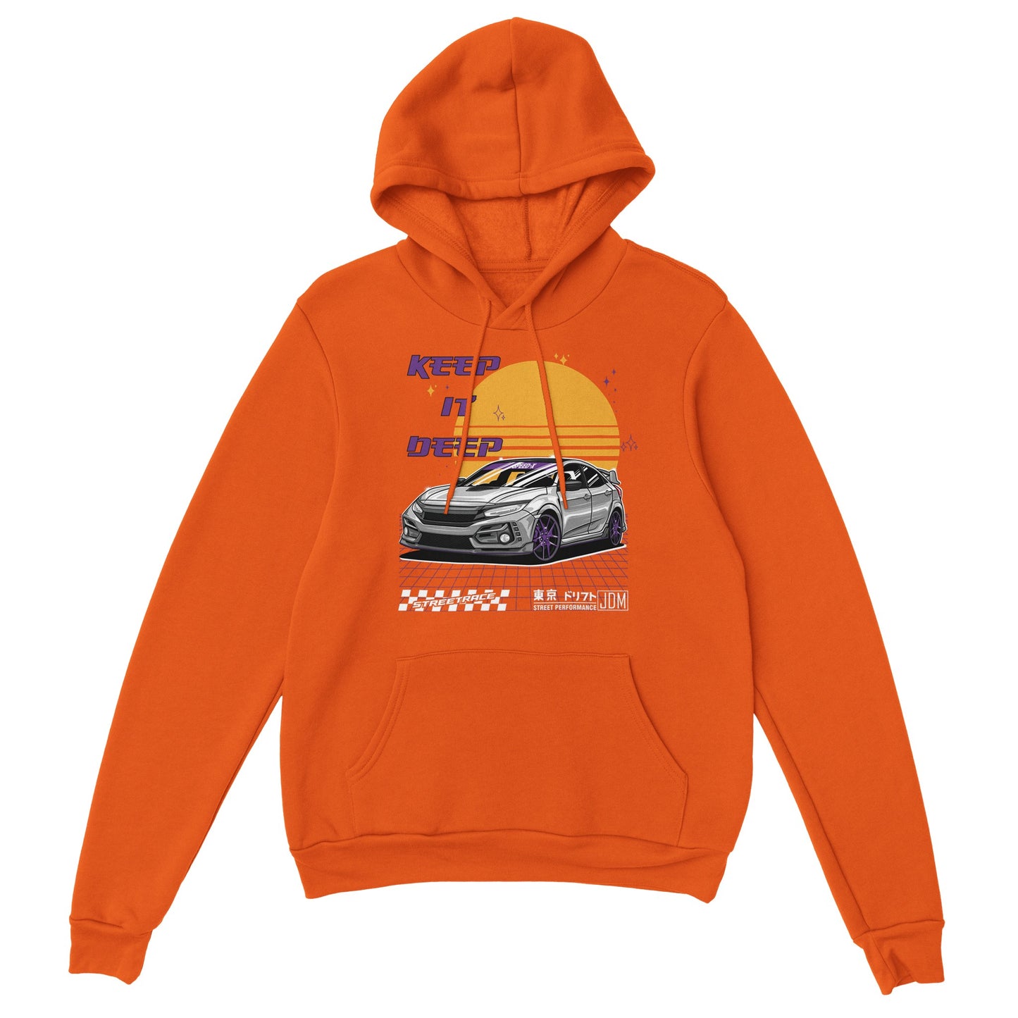 Sunset Racer - Premium Hoodie