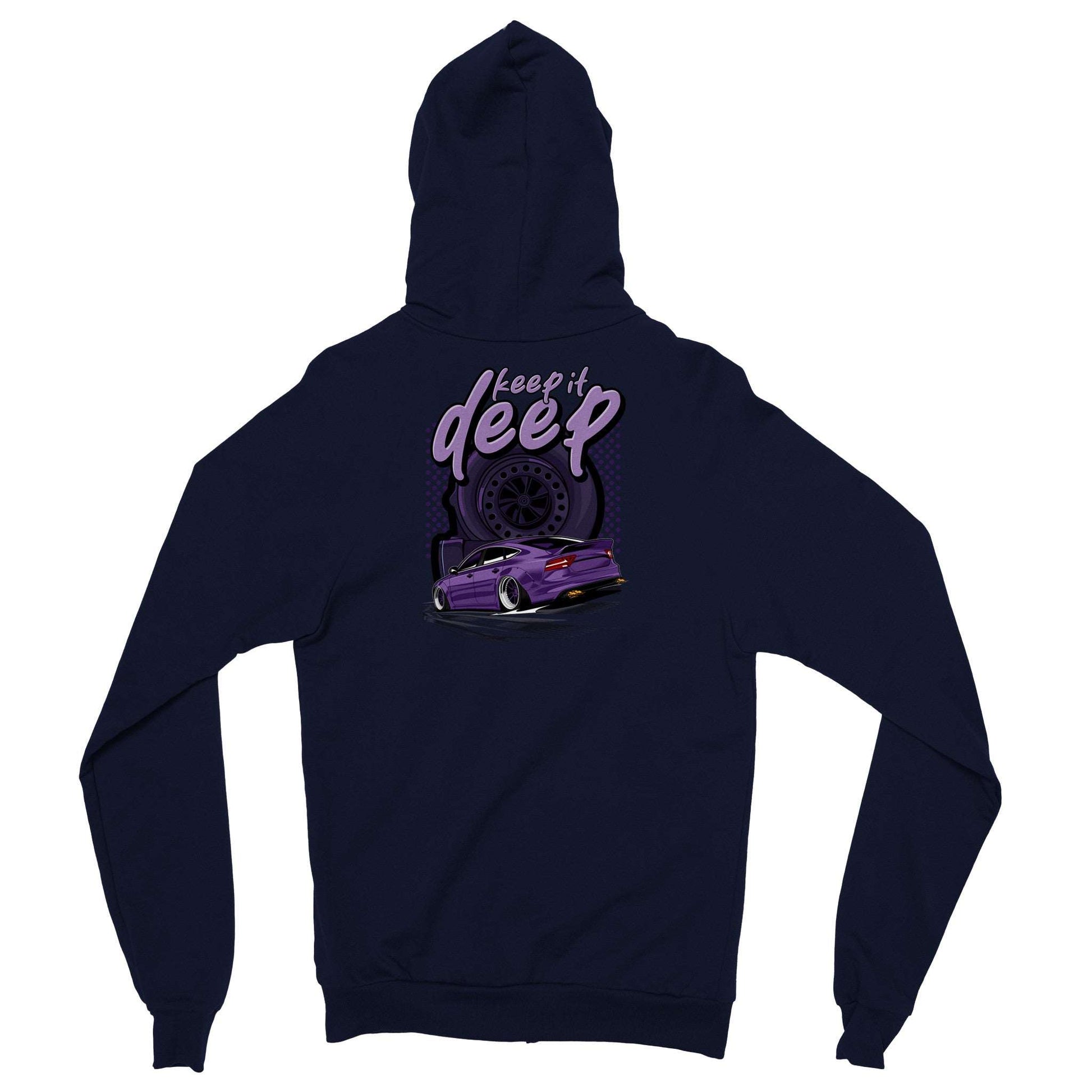 Downforce Purple - Premium Zip-Hoodie