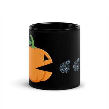 Hungry Pumpkin - Schwarze Tasse