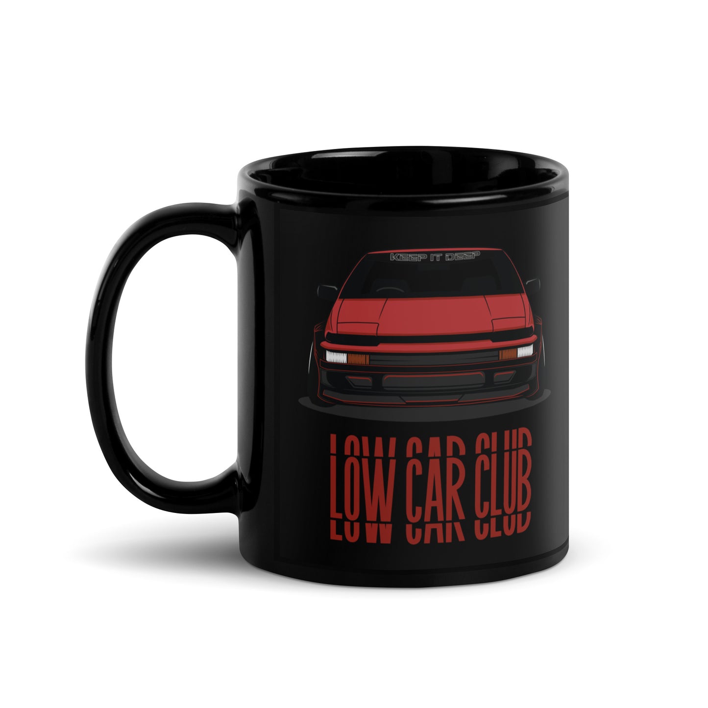 Low Car Club - Schwarze Tasse