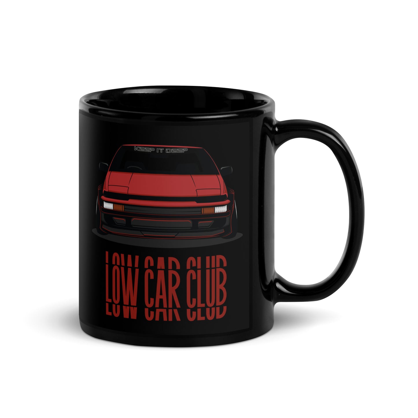 Low Car Club - Schwarze Tasse