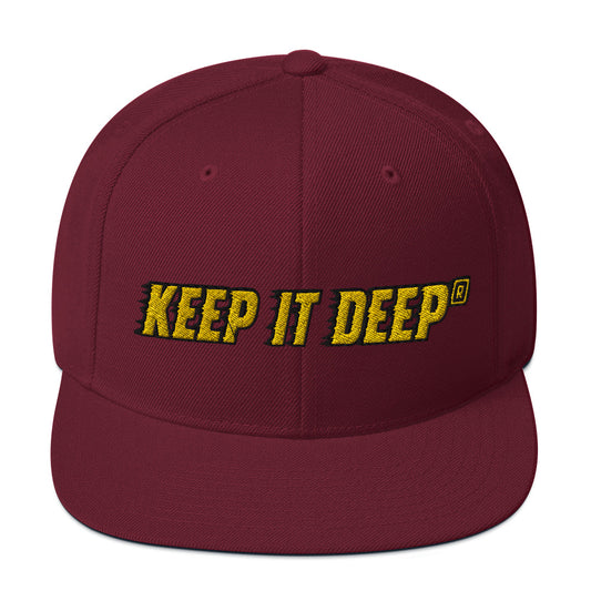 Keep it deep® - Snapback - Gold Edition