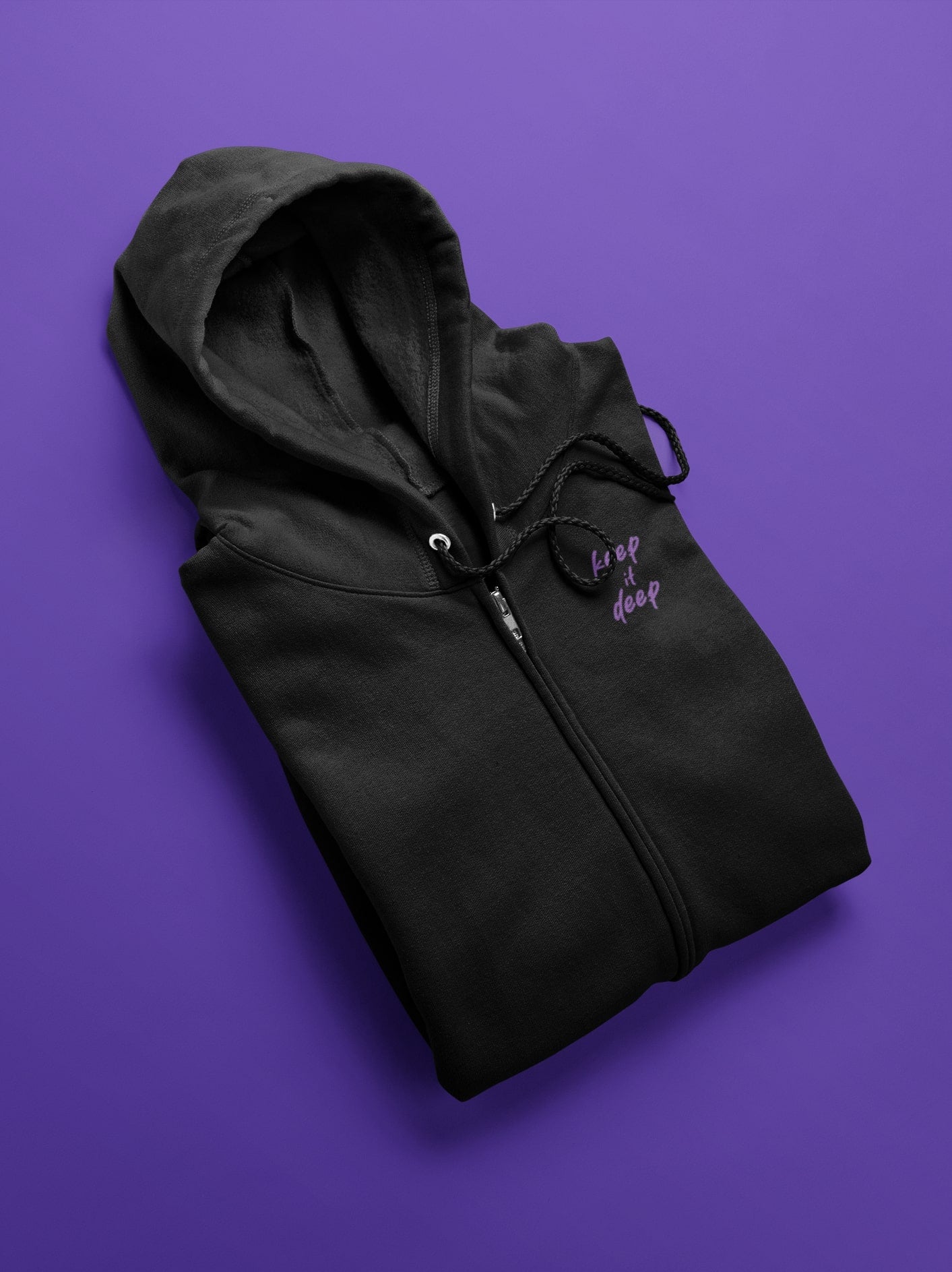 Sunset Racer - Premium Zip-Hoodie