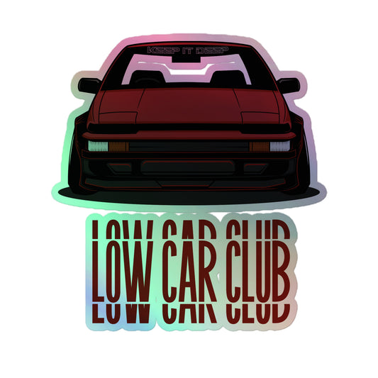 Low Car Club - Hologramm Aufkleber