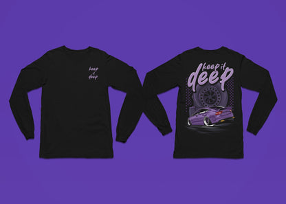 Downforce Purple - Klassik Langarm-Shirt