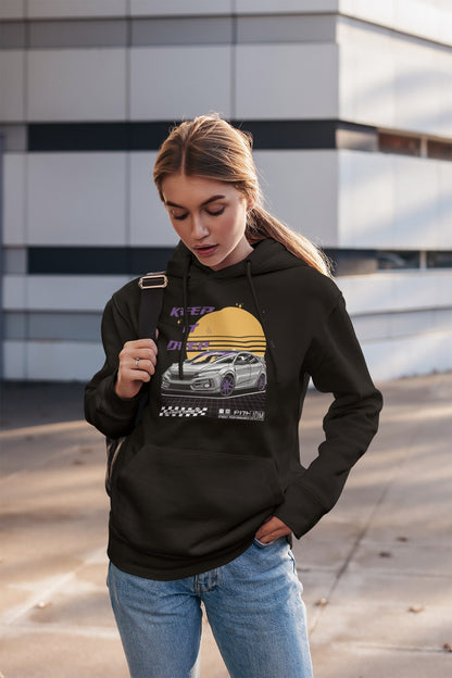 Sunset Racer - Premium Hoodie