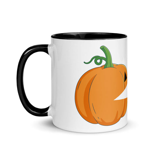 Hungry Pumpkin - zweifarbige Tasse