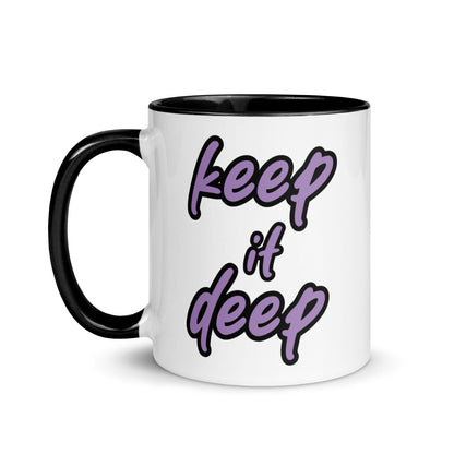 Keep_it_deep - Zweifarbige Tasse