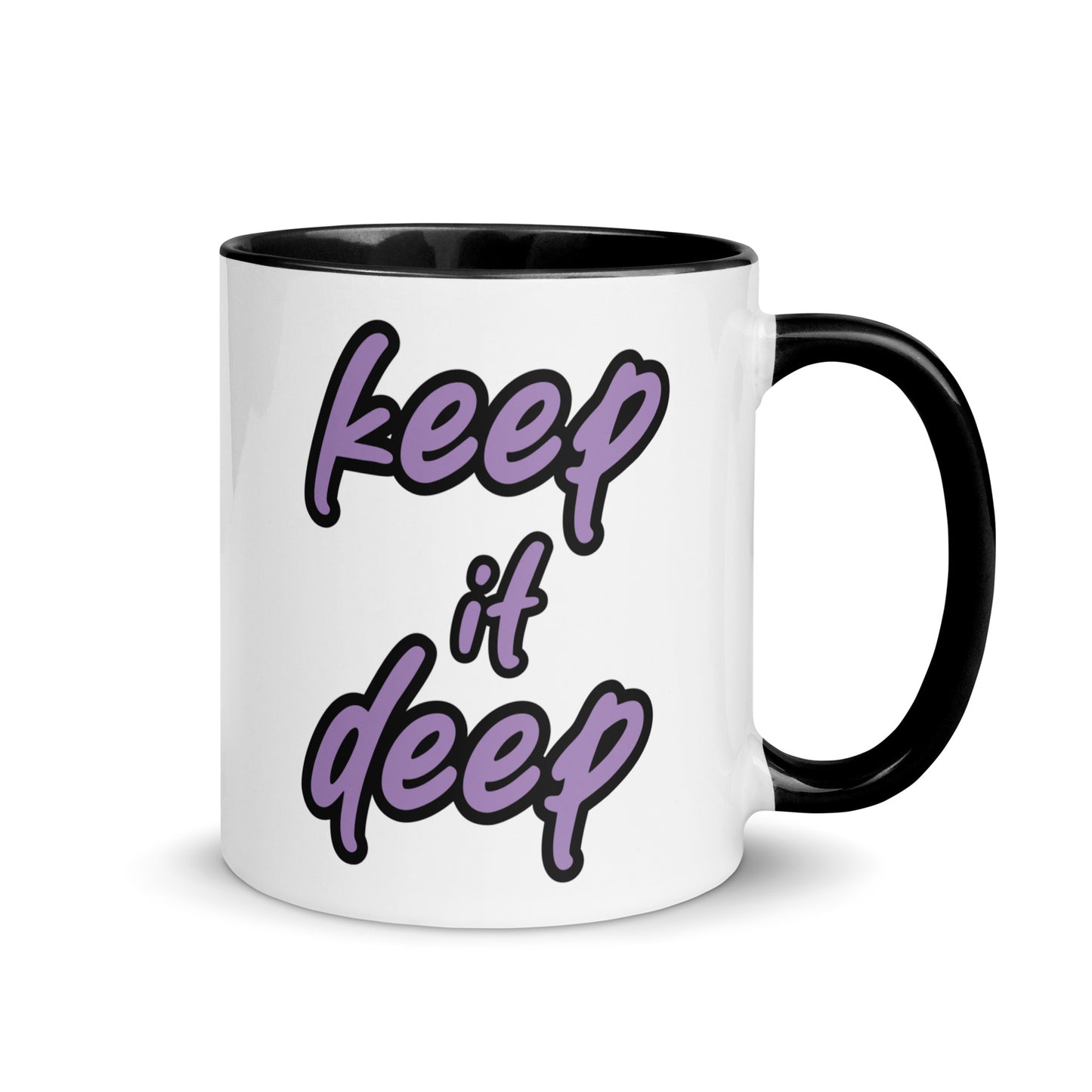 Keep_it_deep - Zweifarbige Tasse