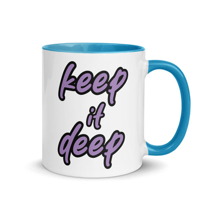 Keep_it_deep - Zweifarbige Tasse