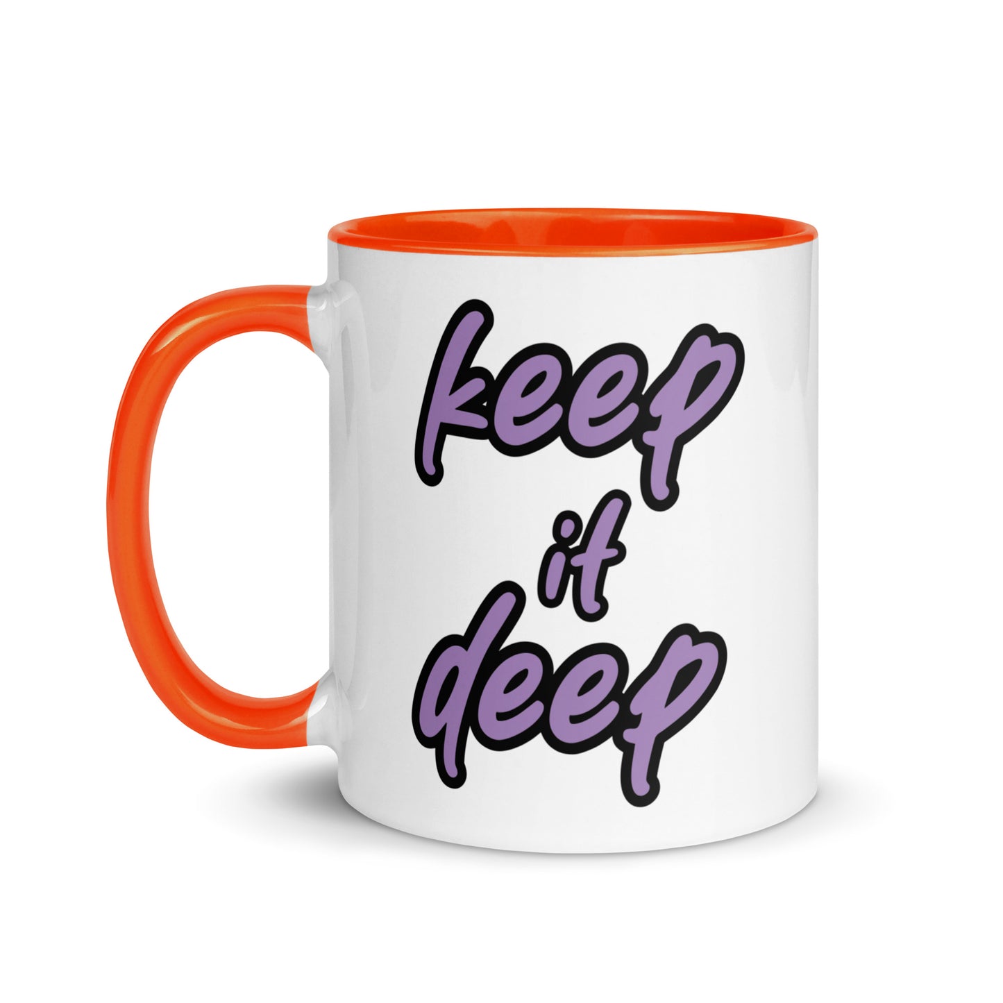 Keep_it_deep - Zweifarbige Tasse