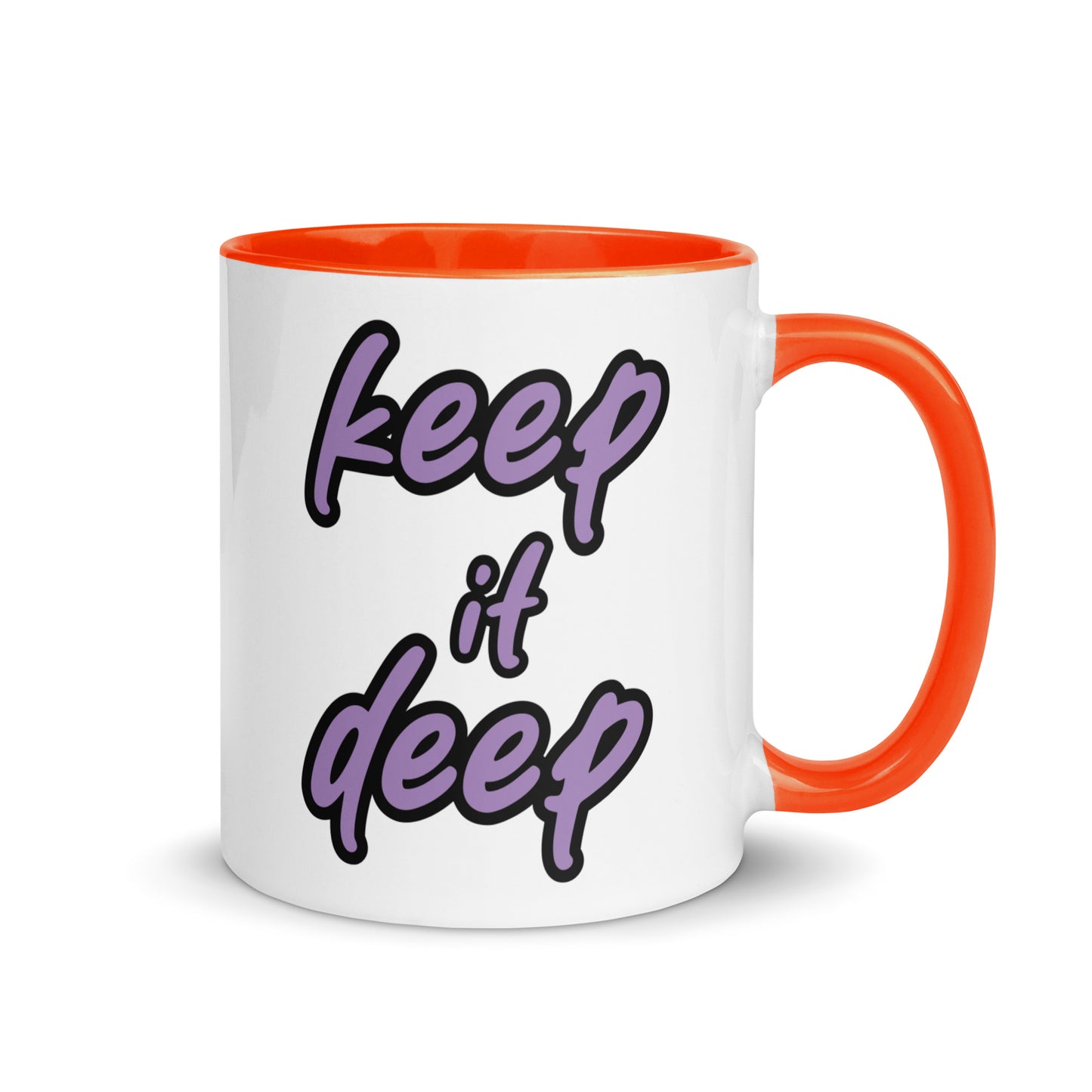 Keep_it_deep - Zweifarbige Tasse