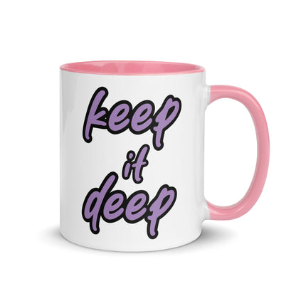 Keep_it_deep - Zweifarbige Tasse