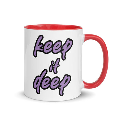 Keep_it_deep - Zweifarbige Tasse