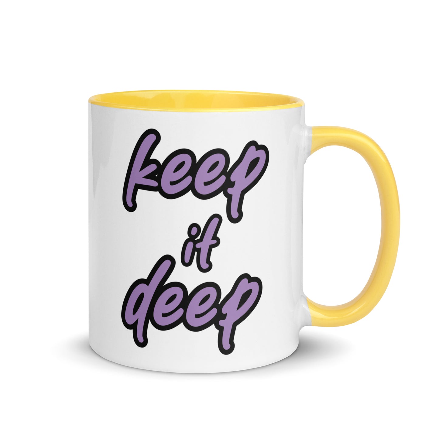 Keep_it_deep - Zweifarbige Tasse