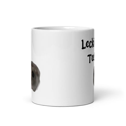 Lecki Tee? - Weiße Glänzende Tasse