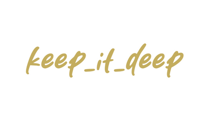 Keep_it_deep - Aufkleber